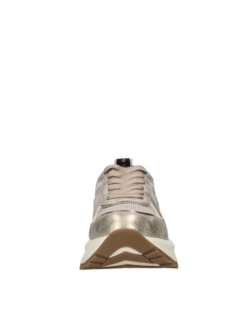 Sneakers in pelle, ecopelle e tessuto ALEXANDER SMITH | VICTORIA WOMAN VIW 1142DARK IVORY-ORO